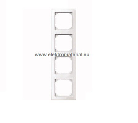 Merten 478419 4-fach Rahmen M Smart polarweiß
