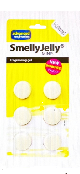 6 Stück SmellyJelly Duftgel Morgenbrise gegen schlechte Gerüche in Klimaanlagen