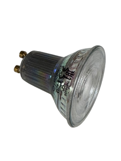 Druckguss-Einbaustrahler chrom matt MR16 50mm +8,3 W dimmbar 2700K Leuchtmittel +GU10 Fassung