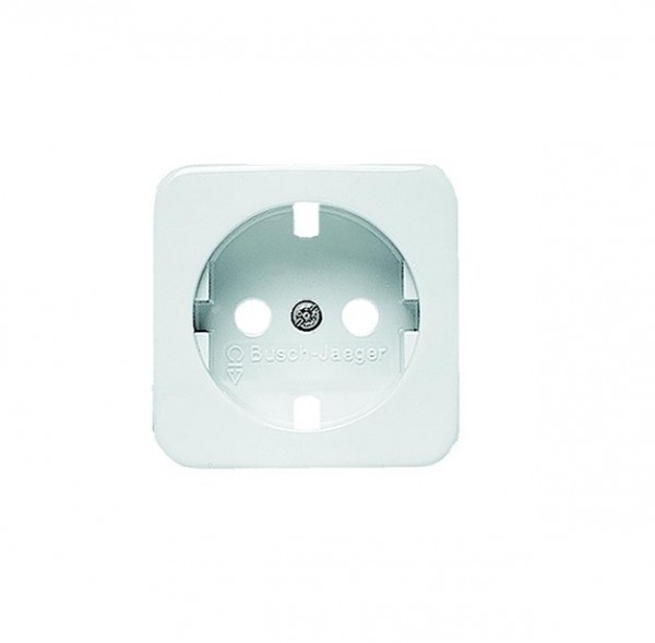BUSCH-JAEGER SI Ersatz Abdeckung Steckdose alpinweiß 0043-1-0429