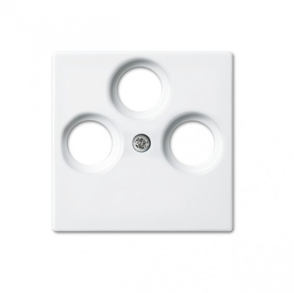 Busch-balance SI 3-Loch Antennenabdeckung alpinweiß 1743-03-914