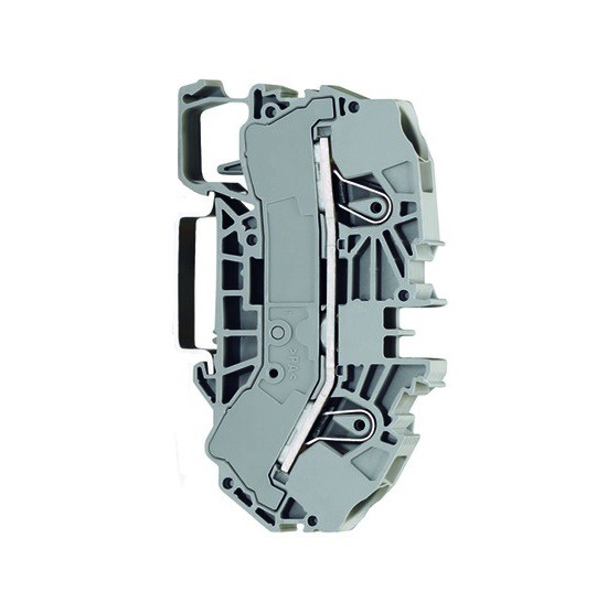 WAGO 2-Leiter-Verteilereinspeiseklemme; 16 mm²; seitliche und mittige Beschriftung; grau 2016-7601