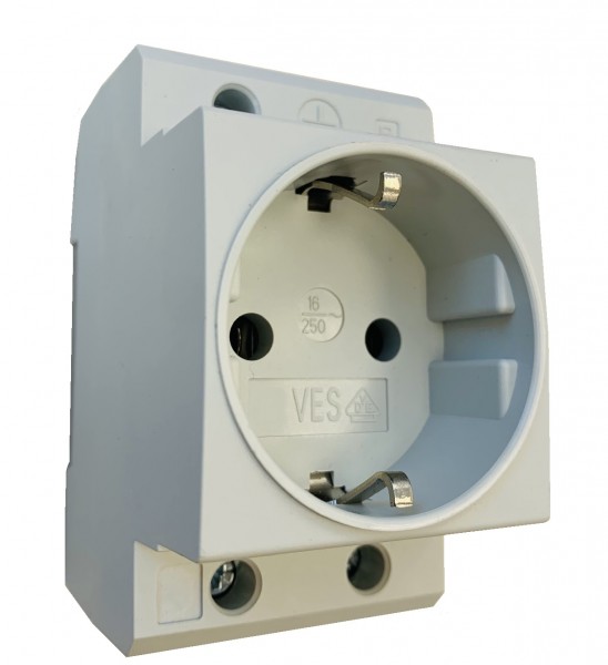 Verteiler Steckdose für Hutschiene