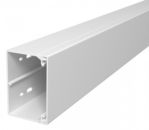 24m Kabelkanal 60x90 reinweiß mit Deckel