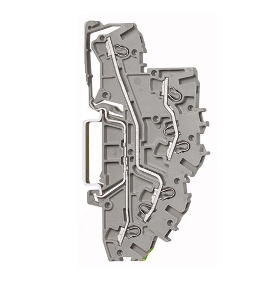 WAGO Installationsetagenklemme; mit Betätigungsöffnung; 2,5 qmm L/L/PE; Push-in CAGE CLAMP®; 2,50 qm