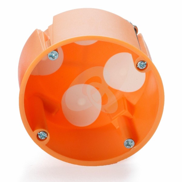 VDE Hohlwandgerätedose, Ø 60mm flach Höhe 48mm - Winddicht -2K Membramtechnik