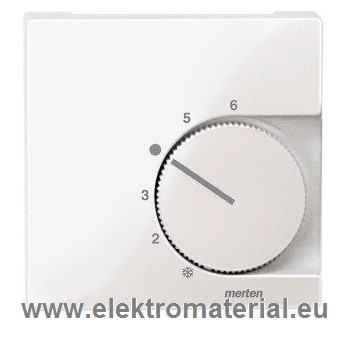 Merten 534719 Zentralplatte für Raumtemperaturregler Einsatz System M polarweiß
