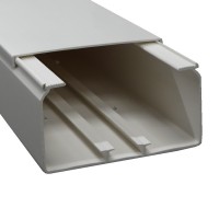 16m Kabelkanal 60x110 reinweiß mit Deckel 16m Kabelkanal 60x110 reinweiß mit Deckel