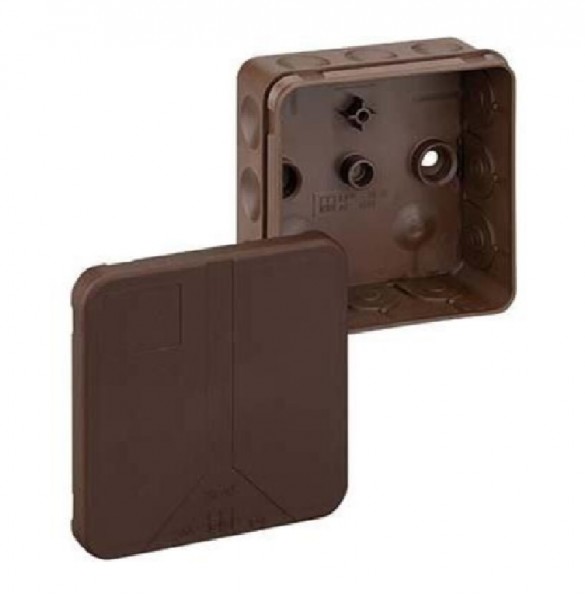 1 Stück Spelsberg Verbindungsdose 2K-12-L / br braun 85x85