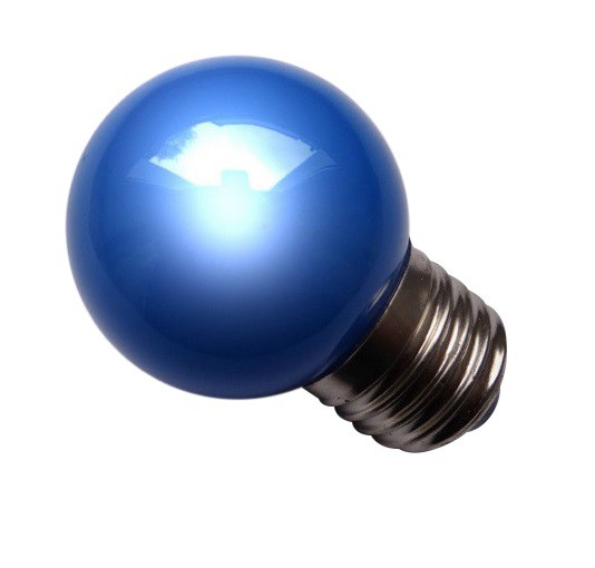 LED Tropfen Partylampe E27 BLAU