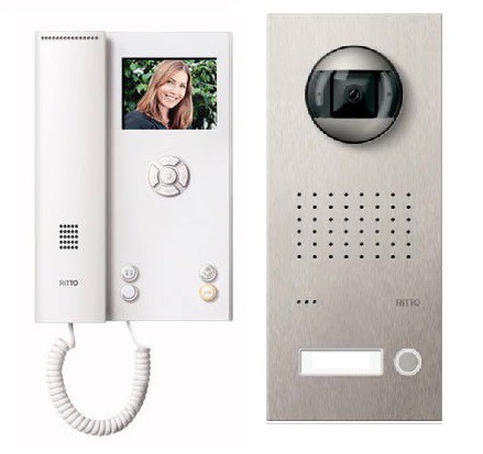 Ritto Acero Video Sprech Set 1WE Edelstahl RGE1819325