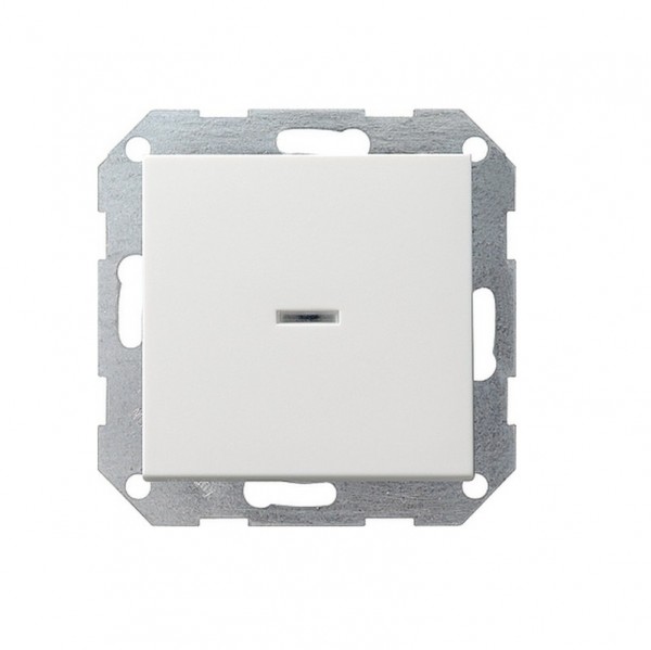 Gira Tastschalter Kontrol reinweiss glänzend 013603