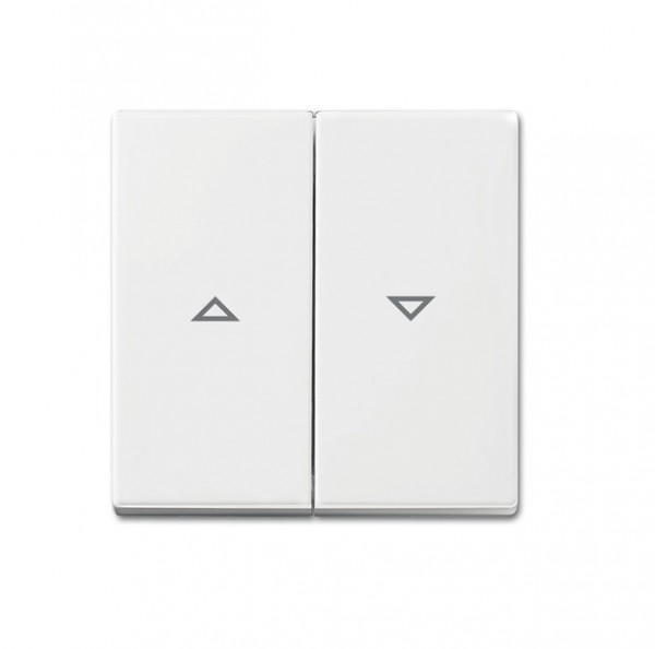 Busch-balance SI Wippe Jalousie alpinweiß 2504-914