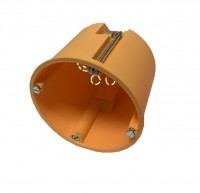 25 Stück  Hohlwanddosen Schalterdose orange Ø 60mm  Höhe 61mm  Fräsloch  Ø68mm 25 Stück  Hohlwanddosen Schalterdose orange Ø 60mm  Höhe 61mm  Fräsloch  Ø68mm