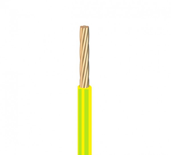 100m Verdrahtungsleitung H07V-R 16 mm² grün / gelb