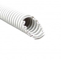 50m Wellrohr Leerrohr betonfest grau 750N M25 50m Wellrohr Leerrohr betonfest grau 750N M25