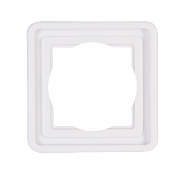 KOPP Feuchtraum IP44 1-fach Rahmen arktis weiß 302302071