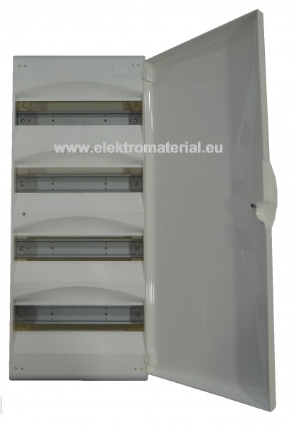 Eaton Aufputzverteiler 4-reihig BC-A-4/52-TW-G