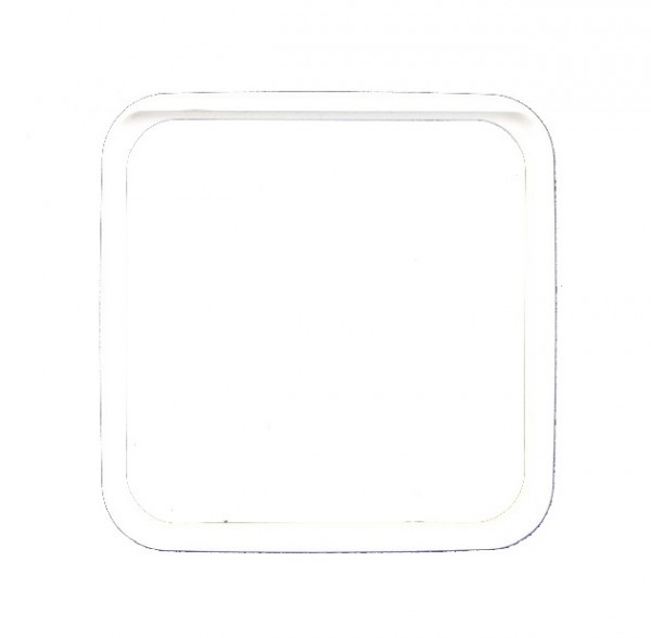 BUSCH-JAEGER SI Zentralscheibe Adapter 50x50 alpinweiß 1746-214-101