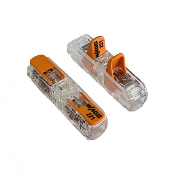 20 Stück WAGO Durchgangsverbinder Verbindungsklemme 221-2411 1-polig