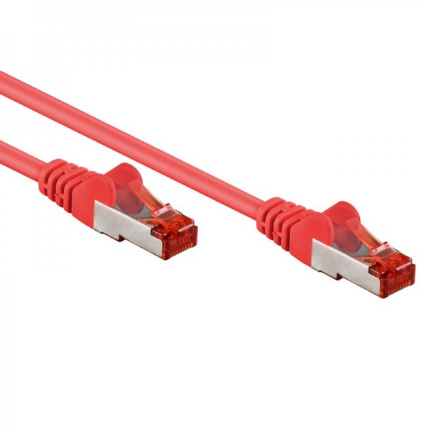 Cat6 Patchkabel 2 x RJ45 rot 2m lang