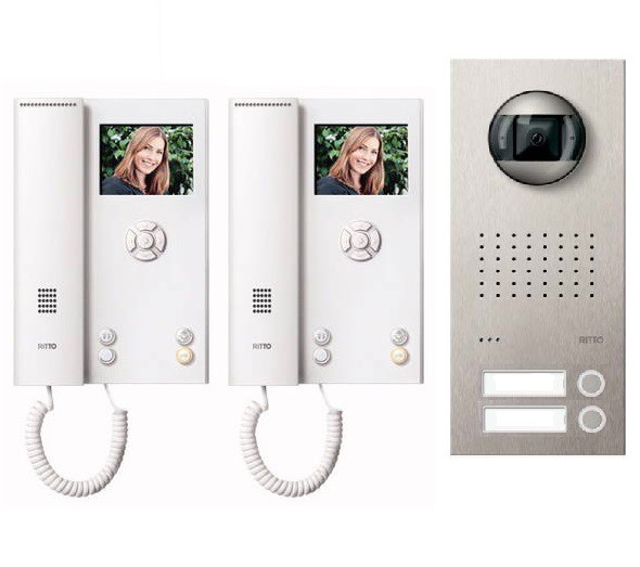 Ritto Acero Video Sprech Set 2WE Edelstahl RGE1819425