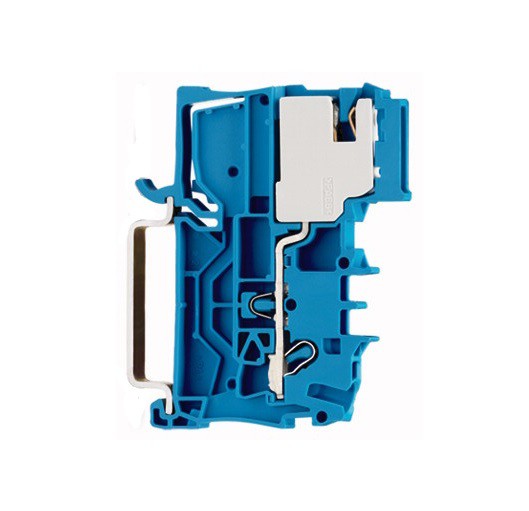 WAGO 1-Leiter-N-Trennklemme; 2,5 mm²; Push-in CAGE CLAMP®; 2,50qmm; blau 2002-7114