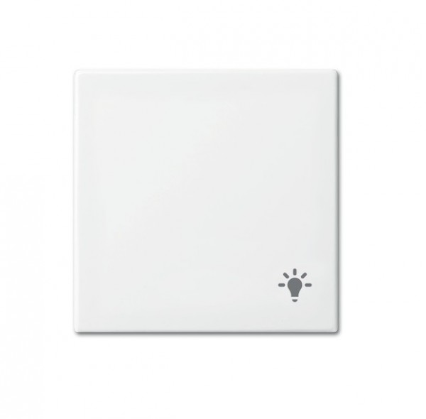 Busch-balance SI Wippe Lichtsymbol alpinweiß 2520-LI-914