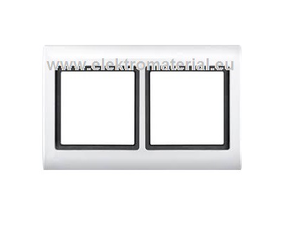 Merten Aquadesign 400219 2-fach Rahmen polarweiß