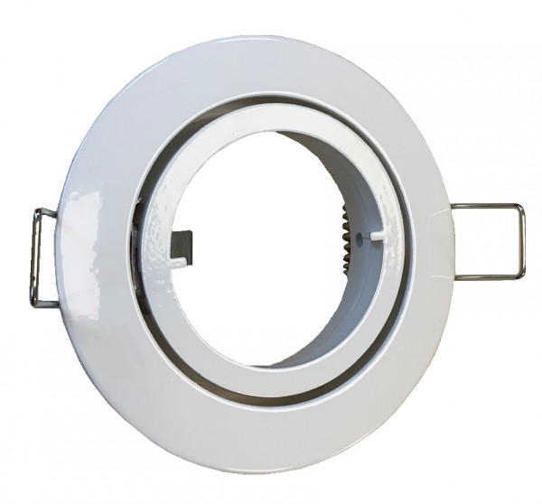 Druckguß Einbaustrahler Bajonett schwenkbar weiß 855371