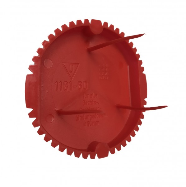 KAISER Putzdeckel Signaldeckel rot 1181-60