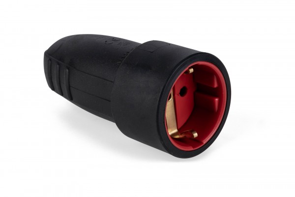 Gummi-Kupplung 2polig IP20 schwarz
