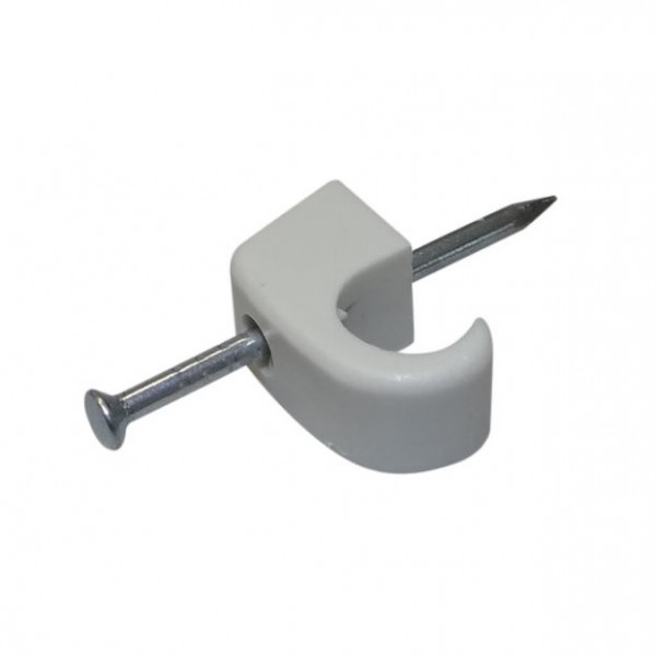 100 Stück Nagelschellen 7-11mm grau/ 35mm Nagel