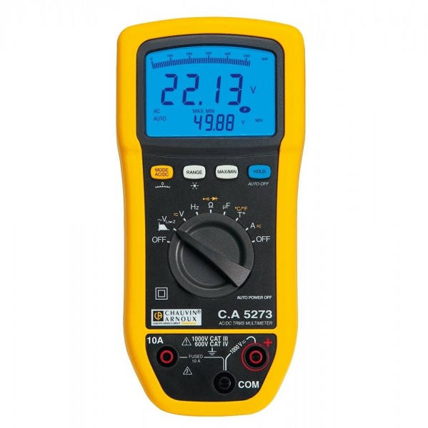 Chauvin Arnoux CA5273 Multimeter digital IP54 CAT III 1000 V, CAT IV 600 V