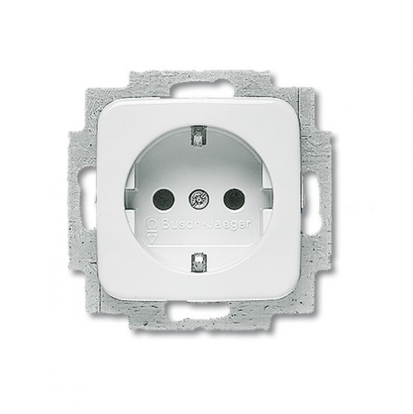 BUSCH-JAEGER SI Kombisteckdose alpinweiß 20EUC-214