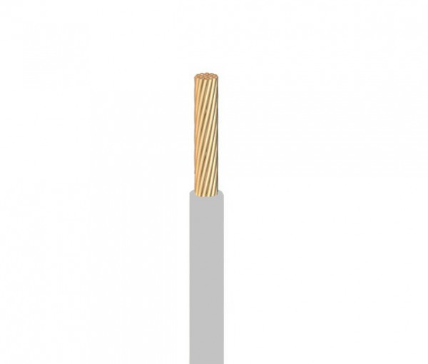 Meterware Verdrahtungsleitung H07V-K 10 mm² grau