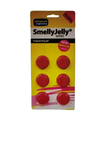 6 Stück SmellyJelly Duftgel "Blumetraum" gegen schlechte Gerüche in Klimaanlagen