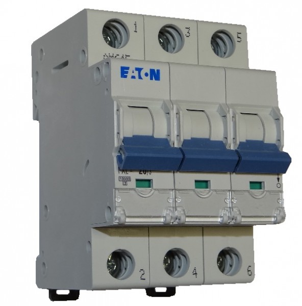 EATON Leitungsschutzschalter 3-polig 20A B-Charakteristik PXL-B20/3