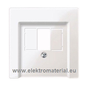 Merten 296019 Zentralplatte Abdeckung für Lautsprechereinsatz System M polarweiß
