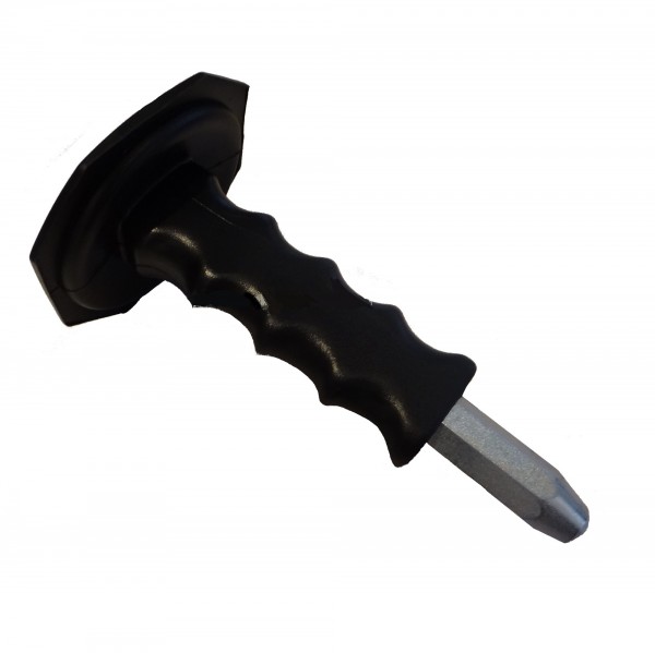 Setzeisen mit Handschutz für Fixpin schwarz