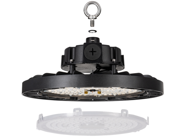 LED Hallenstrahler MW-185 80W/120W/150W 4.000K 3 Leistungsstufen einstellbar