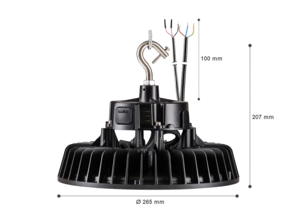 LED Hallenstrahler ALL-IN-ONE MW150CCT