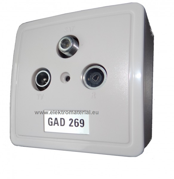 TRIAX GAD 269 3-Loch SAT-Antennendose