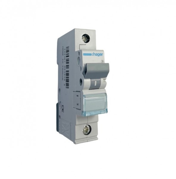 Hager Leitungsschutzschalter MCN120 1 polig 20A C-Charakteristik