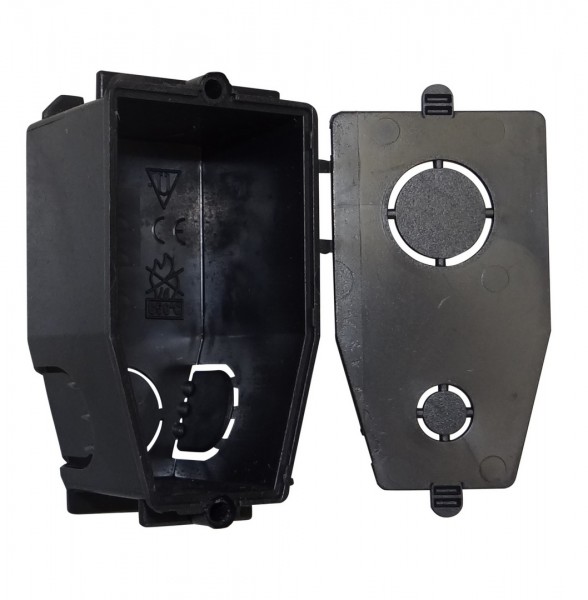 Wandauslassdose WAD UP schwarz 60x35 mm