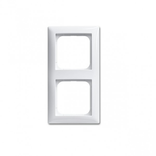 Busch-balance SI 2-fach Rahmen alpinweiß 1722-914