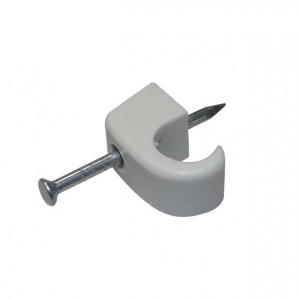 100 Stück Nagelschellen 4-7mm grau/ 30mm Nagel