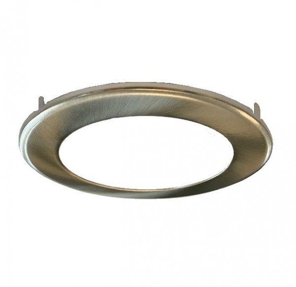 Dekoring "eisen gebürstet" für LED Downlight 17W Ø174mm