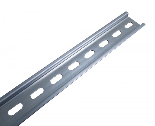 1m Hutschiene 35x7,5 gelocht verzinkt