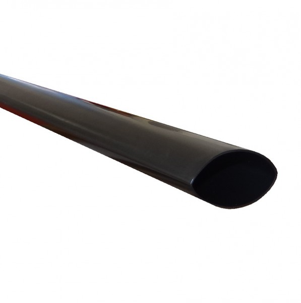 1m Schrumpfschlauch Ø vor 25,4 Ø nach 12,7 schwarz 0,9mm .262090